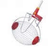 WOLF-Garten FC-M / ZM 140 Recogedor de fruta de rodillo con mango, rojo