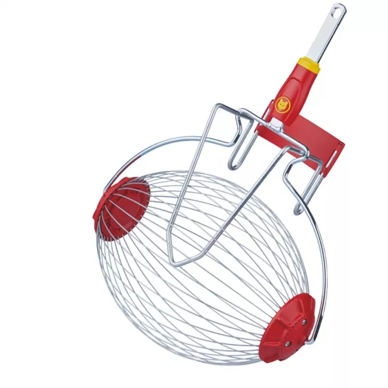 WOLF-Garten FC-M / ZM 140 Recogedor de fruta de rodillo con mango, rojo