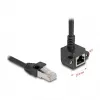 Cable de red DeLOCK 81040 RJ-45 Cat6 0,25 m negro