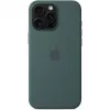 Funda de silicona con MagSafe para iPhone 16 Pro Max - Verde mar