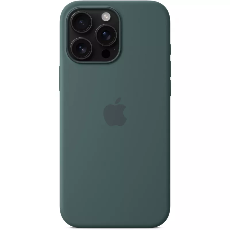 Funda de silicona con MagSafe para iPhone 16 Pro Max - Verde mar