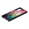 Funda protectora iKins para Samsung Galaxy Note 20 – motivo flores acuáticas negra