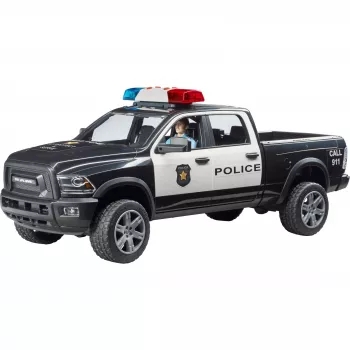 Vehículo de juguete Polizei-Pickup BRUDER RAM 2500 Police 02505 – modelo a escala, vehículo de juguete