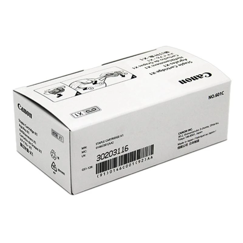 Cartucho de grapas Canon X1 pack de 3 (0146C001) para grapadora Canon X1
