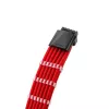 Cable CableMod 12VHPWR a 3×PCIe ModMesh 45 cm rojo para conexiones PSU a GPU