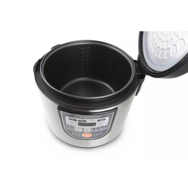 Olla multifunción ESPERANZA EKG011, capacidad 5 L, 860 W, negro/acero inoxidable
