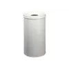 Papelera Durable 330710 60L redonda acero gris