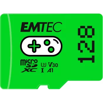 Tarjeta de memoria Emtec 128GB MicroSDXC UHS-I ECMSDM128GXCU3G