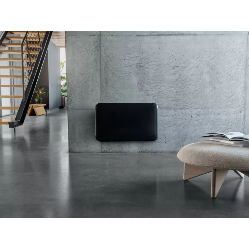 Emisor térmico inteligente WiFi de panel Mill Invisible | PA700WIFI4B | emisor térmico de panel | 700 W | para estancias de hasta 9-12 m² | negro | IPX4