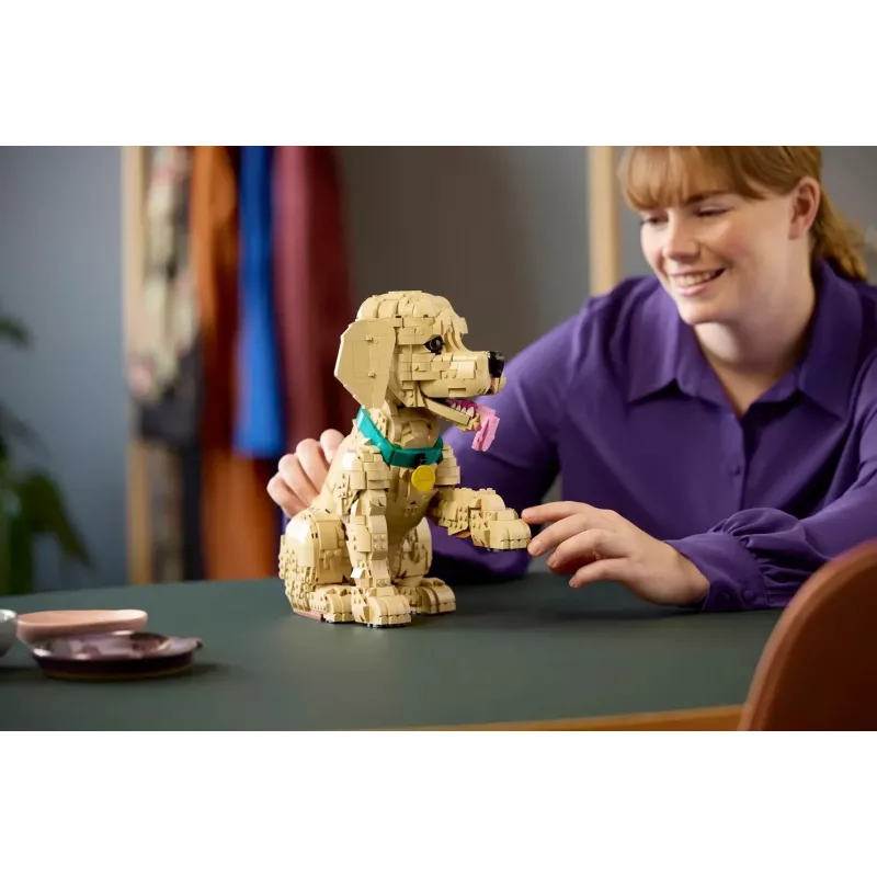 LEGO ICONS 11384 Cachorro de golden retriever