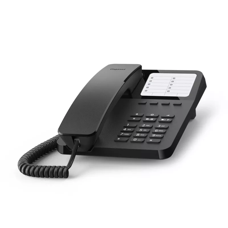 Teléfono de sobremesa con cable Gigaset Desk400 — teléfono de sobremesa con cable, negro, modelo DESK 400