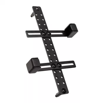 Soporte para tarjeta gráfica Lian Li GB-002 acero universal 128,4 mm x 104 mm, negro, compatible con 2 tarjetas gráficas