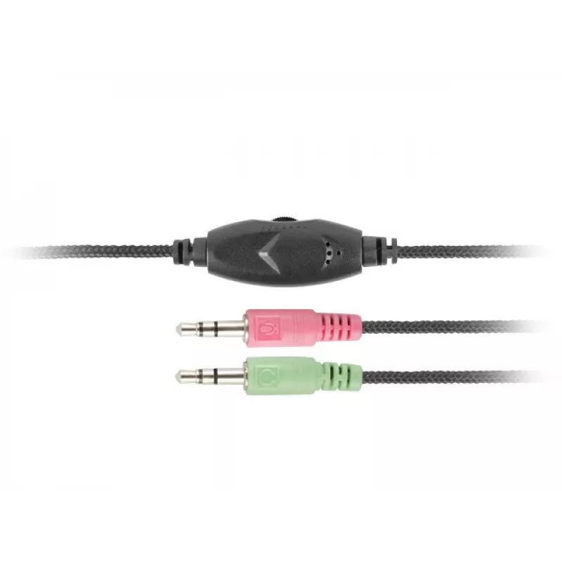 Auriculares con cable binaurales NATEC Rhea con micrófono de diadema, conectores de 3,5 mm, cable de 2,2 m, impedancia de 32 Ω