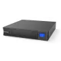 Sistema de alimentación ininterrumpida PowerWalker VFI 1000 ICR IoT, doble conversión online, 1 kVA / 1000 W, 8 salidas C13, LCD, rack/torre 2U, negro