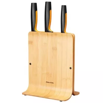 Fiskars Functional Form bloque de cuchillos de ranura 4 piezas