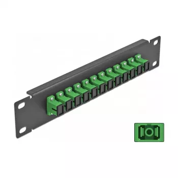 Panel de parcheo de fibra óptica DeLOCK 10