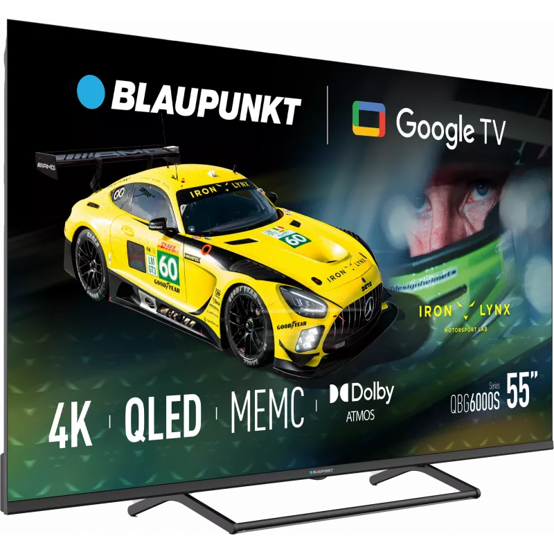 Blaupunkt televisor QLED | 55QBG6000S | 55 | Smart TV | Google TV | negro