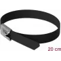 Bridas DeLOCK 18813 acero inoxidable negro 10 uds.
