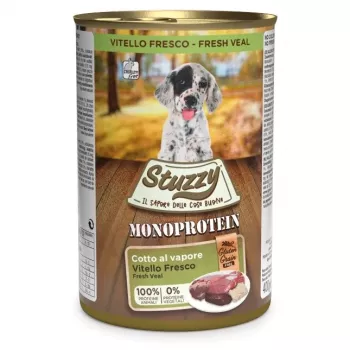 STUZZY Monoprotein cachorro ternera - Comida húmeda para cachorros - 400 g