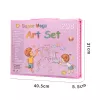 Set de arte Extralink 208 piezas — set de pintura con pinceles, colores, rotuladores