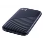 WD My Passport SSD WDBAGF0020BBL - SSD - cifrada - 2 TB - externa (portátil) - USB 3.2 Gen 2 (conector USB-C) - AES de 256 bits - azul medianoche