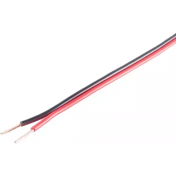 Cable de altavoz ShiverPeaks 06-15505 0,75 mm², 50 m, rojo/negro
