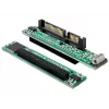 Adaptador de cable DeLOCK 61987 SATA 22p a IDE 44p negro/verde