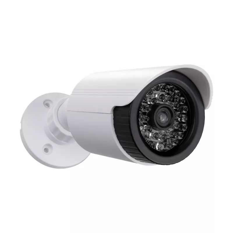 Cámara domo falsa con LED IR, CEE IR1800 W — simulacro de vigilancia no funcional
