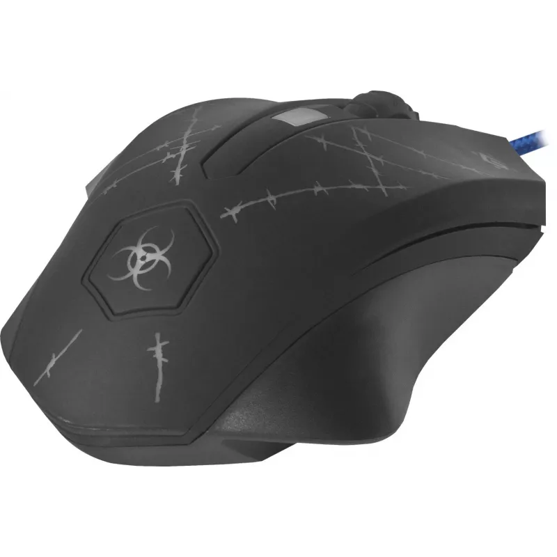 Ratón gaming Defender Forced GM-020L ambidiestro USB Type-A óptico 3200 DPI
