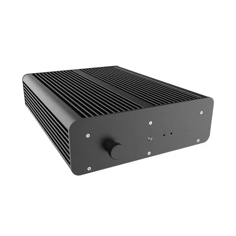 Carcasa Akasa Pascal TX Plus Thin-mini-ITX para Intel, protección IP65, sin ventilador - negra