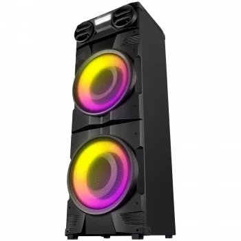Altavoz SVEN PS-1900, negro (1000W, TWS, Bluetooth, FM, USB, pantalla LED, alimentación por red)