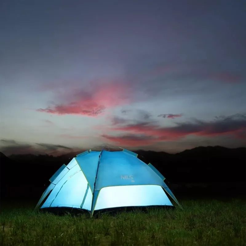 Tienda Shadow NILS Camp NC7819 para 3 personas azul