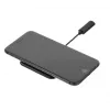 Base de carga inalámbrica Tellur WCP03 10W certificada Qi cristal templado, negro