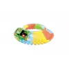 Set de vehículo de juguete y vías Amewi 100614 con funcionamiento a pilas AA (2 × AA), multicolor rojo
