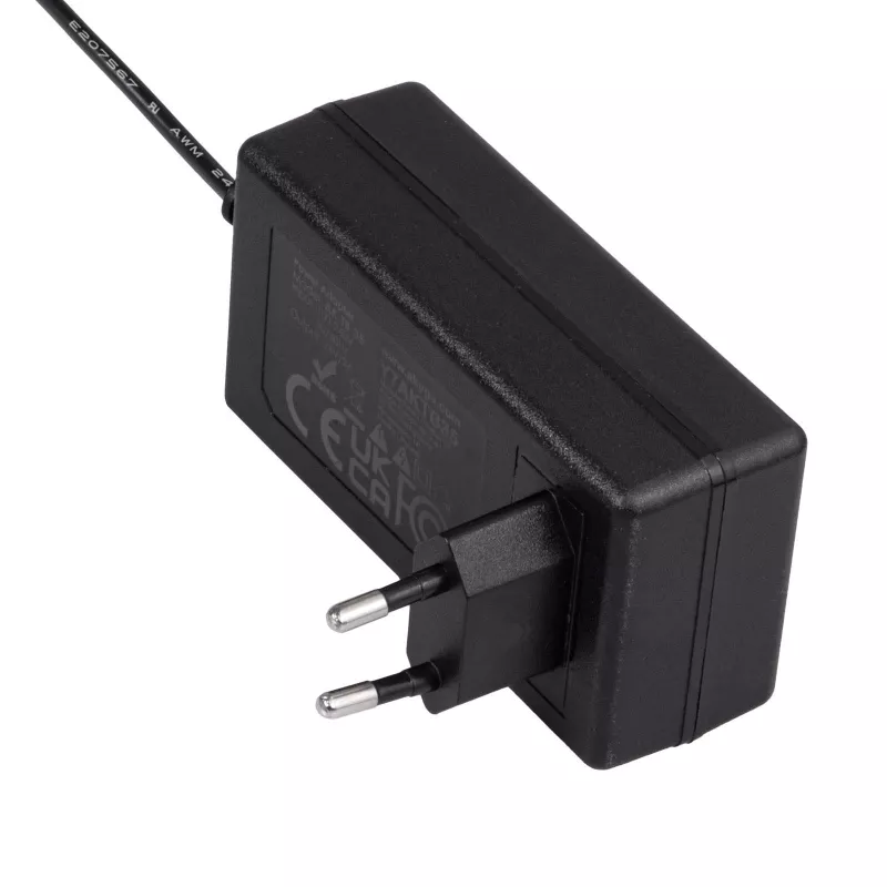 Akyga AK-TB-35 Fuente de alimentación universal, 24 V, 2 A, 48 W, 5,5 x 2,1 mm, 1 m