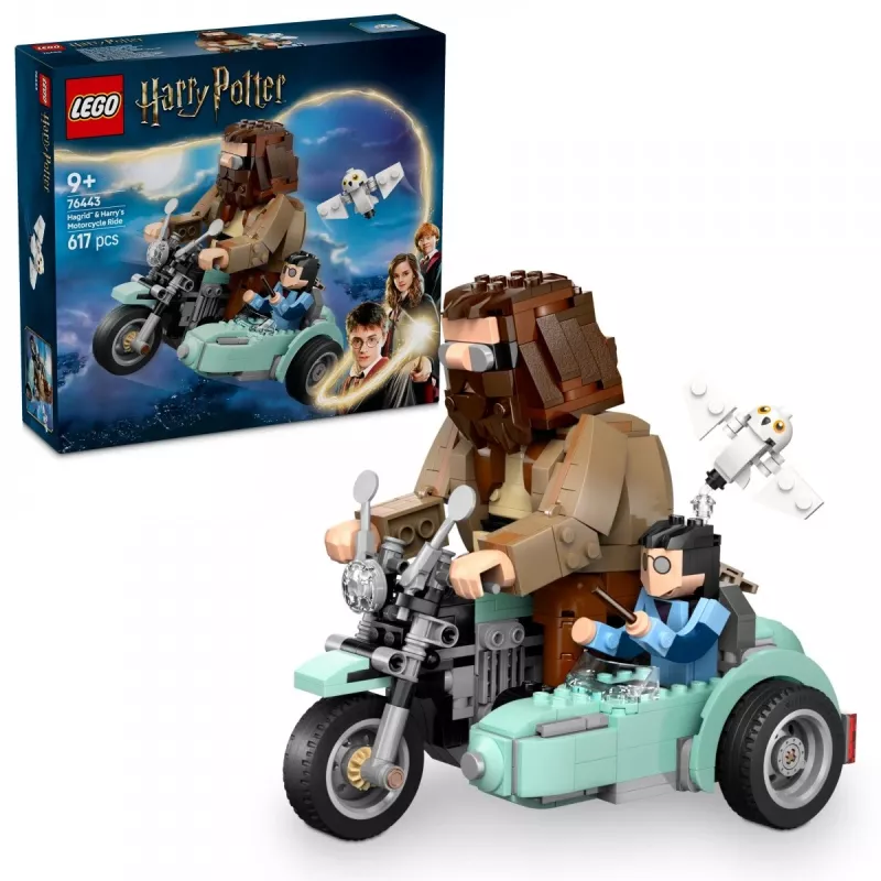 LEGO HARRY POTTER 76443 Paseo en moto de Hagrid y Harry