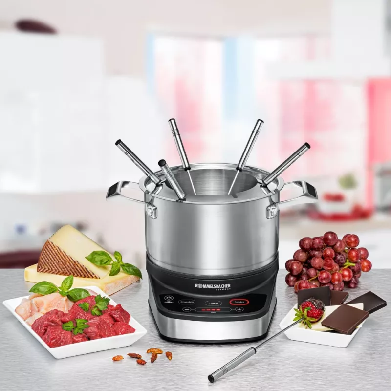 Fondue eléctrica Rommelsbacher F 1200 1,5 l 6 personas