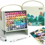 Rotuladores de doble punta ARRTX Alp, 80 colores