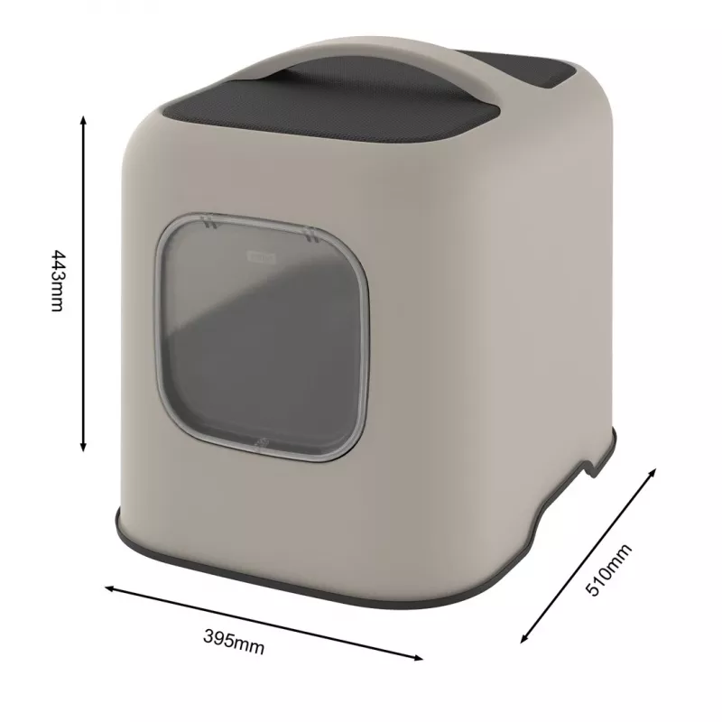 Rotho Biala arenero para gatos, capuchino