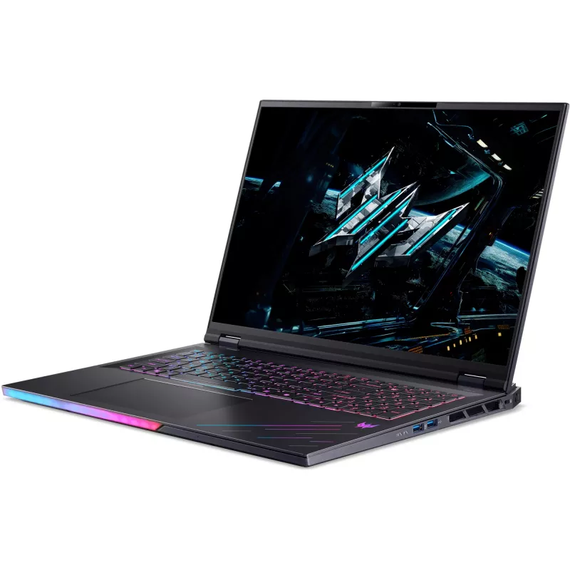 Portátil Acer Predator PH18-73-98E0 — Intel Core Ultra 9 275HX, 18 inch WQXGA (2560×1600), 128 GB DDR5, 2 TB SSD, NVIDIA GeForce RTX 5080, Windows 11 Pro, Negro