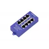 Inyector PoE Extralink Gigabit 4 puertos, 4x 1000Mb/s RJ45, 48V, azul/negro