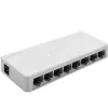 Switch de red Qoltec 8 puertos RJ45 1000 Mbps LAN
