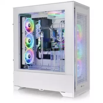 Caja Thermaltake CTE T500 TG Midi Tower Blanco Nieve Retail - Caja - ATX