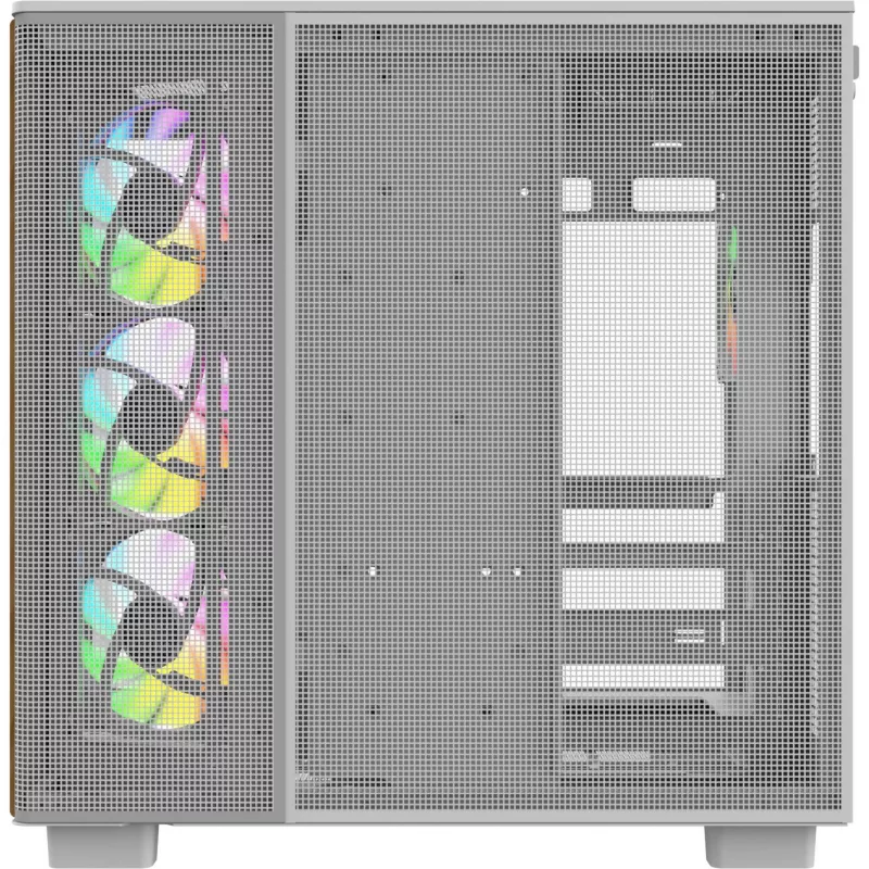 Caja de PC Thermaltake View 380 XL WS ARGB blanco nieve — Torre Midi, soporte ATX, con ventana