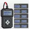 Probador de batería digital Qoltec con LCD | Menú en polaco | 12V | AGM | GEL | STD | 30-220AH