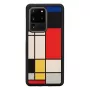 Funda para móvil man and wood para Galaxy S20 Ultra — madera negra funda protectora