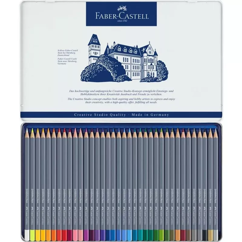 Lápices de colores Faber-Castell Goldfaber Aqua 36 uds.