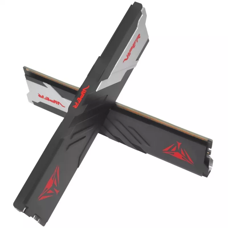 DIMM 16 GB DDR5-5600 (2x 8 GB) kit dual, memoria RAM negra/blanca, PVV516G560C40K, Viper Venom, INTEL XMP