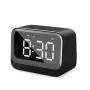 Despertador digital Denver EC-53B negro LCD Bluetooth pila