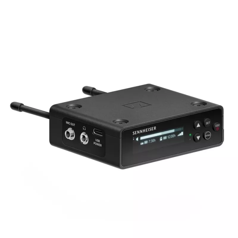 Sennheiser EW-DP ME 4 SET (R4-9) - set para cámara con transmisor de petaca y micrófono ME 4 (direccional), 552-608 MHz